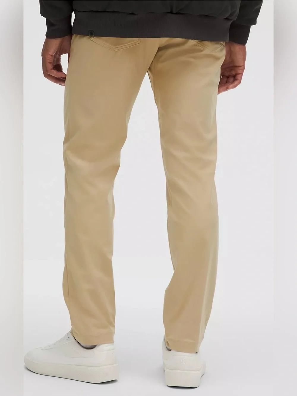 Lululemon ABC Classic-Fit Men’s Sz 38 Beige Warpstreme Pants Trousers *Flaw*